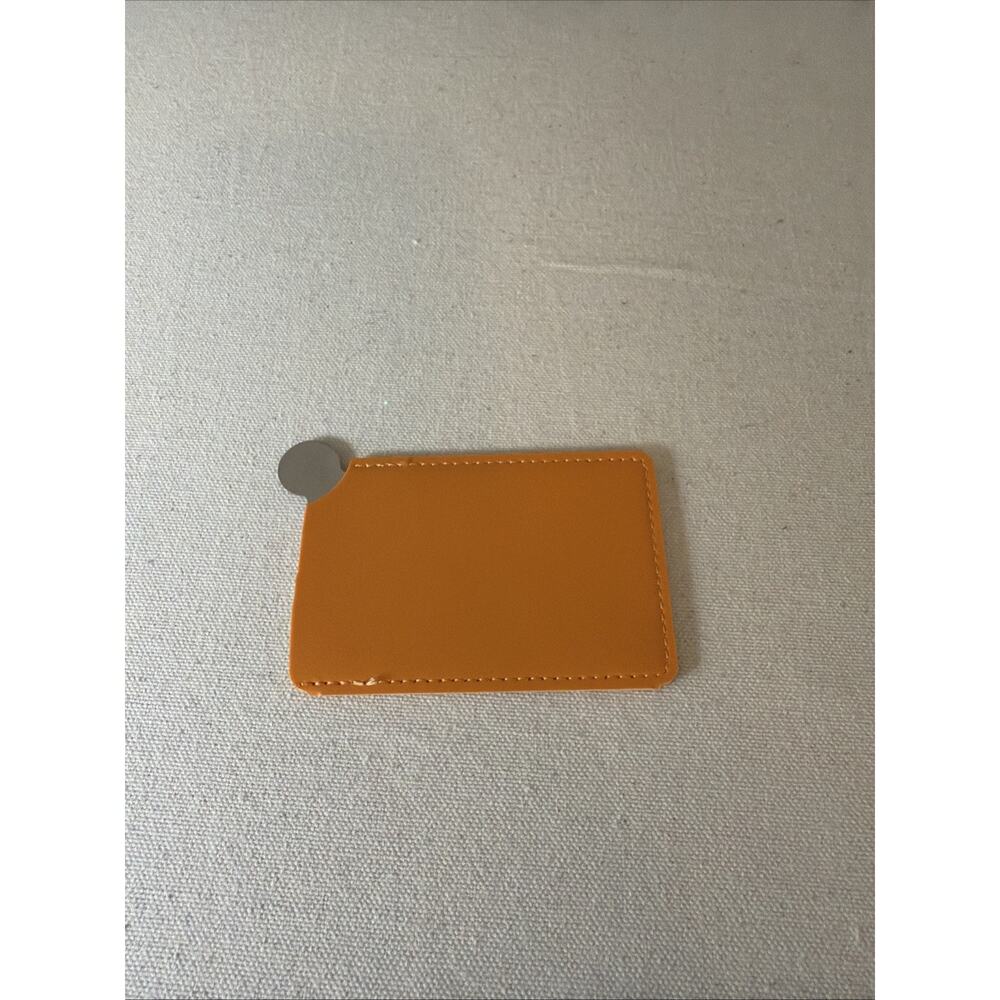Chanel NIB GWP Single Card Mirror Holder Orange - Picture 3 of 5